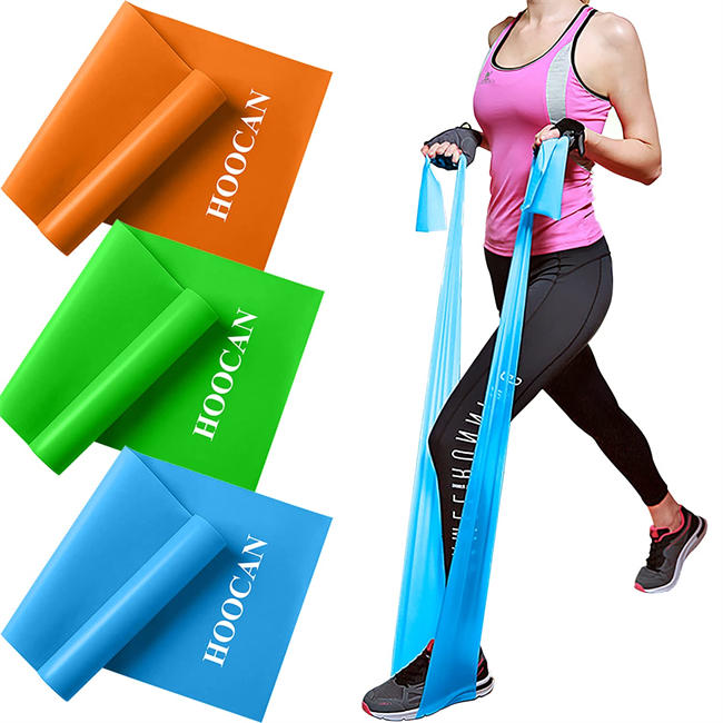 Resistance Bands Elastic Exercise Bands Set for Recovery, Physical Therapy, Yoga, Pilates, Rehab,Fitness,Strength Training